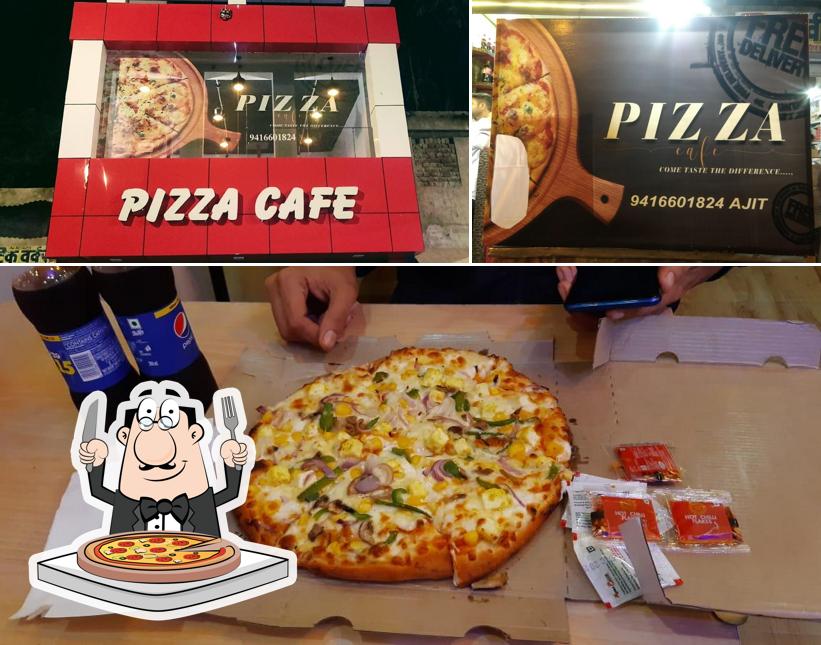 Pick pizza at Pizza Cafe