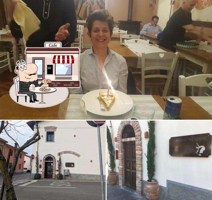 Tra le varie cose da Osteria Pizzeria WITCH si possono trovare la esterno e tavolo da pranzo