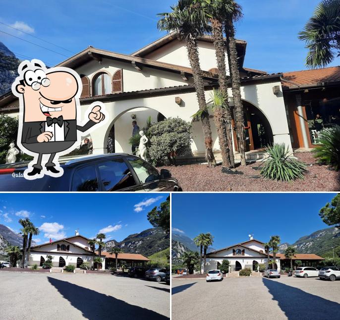 Goditi la vista dagli esterni di Villa Giara Ristorante Pizzeria Grill