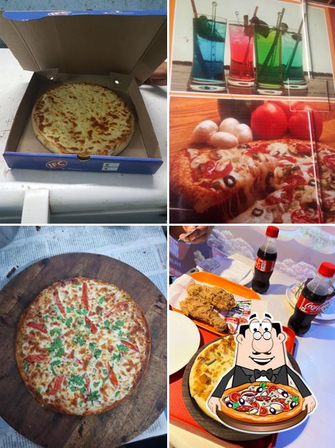 Try out different kinds of pizza