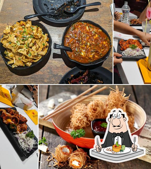 Food at Wok On Fire - Indo Chinese & Pan Asian