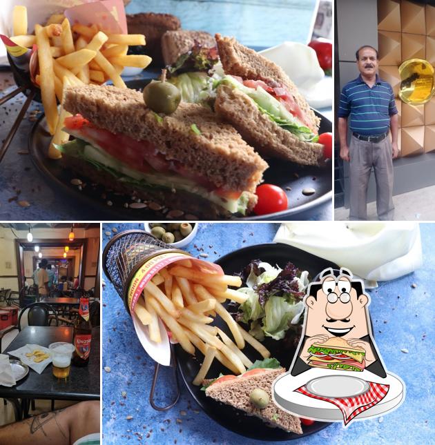 Club sandwich at Sagar Restaurant