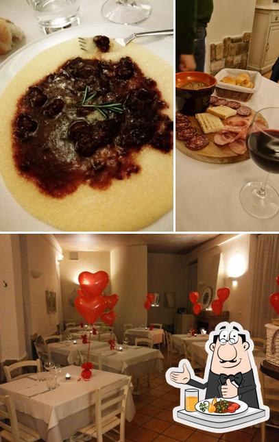 Dai un’occhiata alla foto che presenta la cibo e interni di Osteria della Gabella