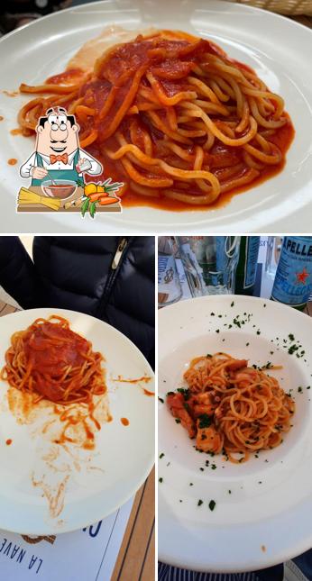 Spaghetti alla bolognese al Gusto a bordo