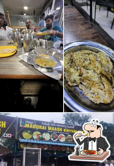 Meals at Madurai maash biriyani centre