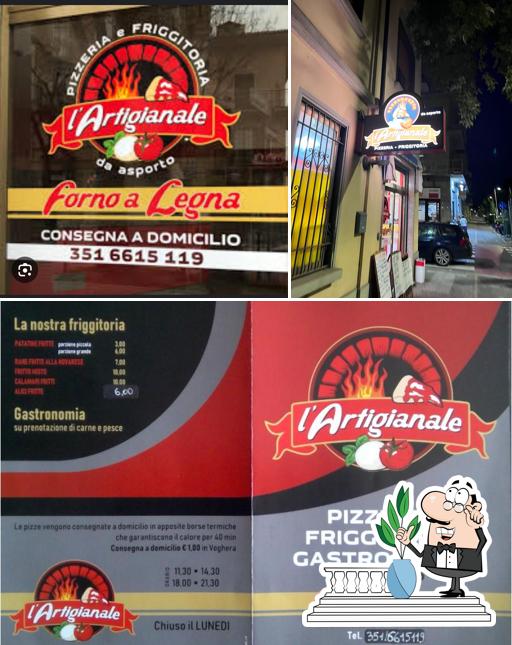 Gli esterni di Pizzeria l'Artigianale