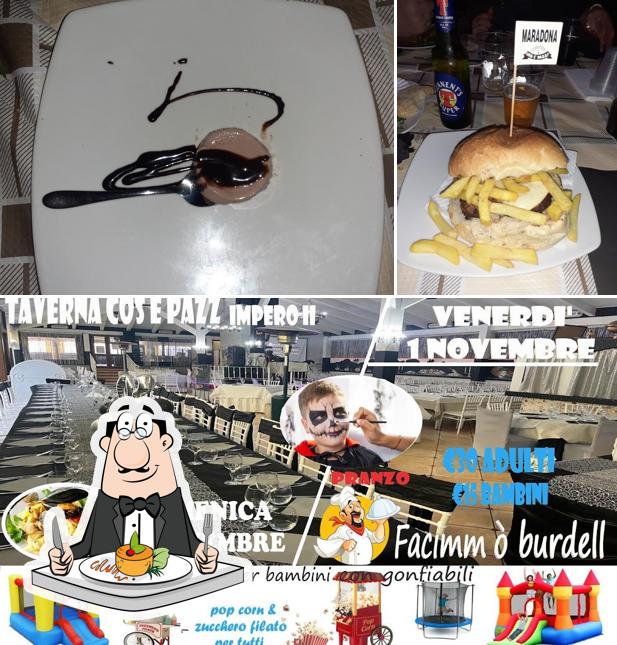 Cibo al Taverna cos e pazz