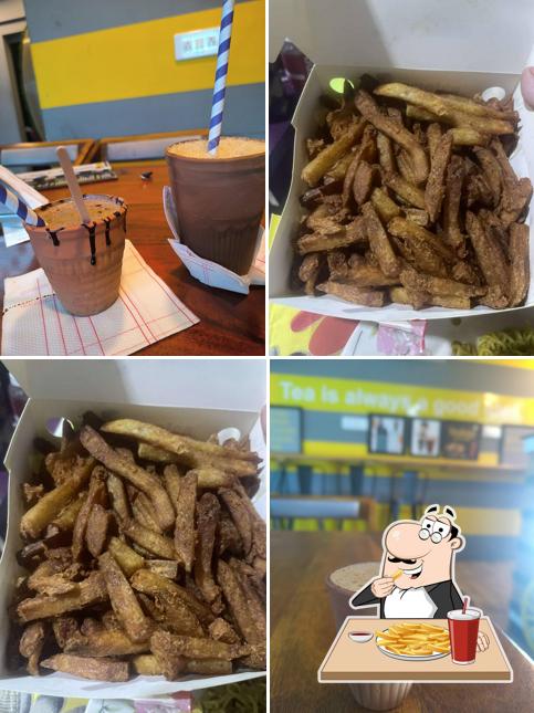 French fries at Tealogy Cafe Jamnagar
