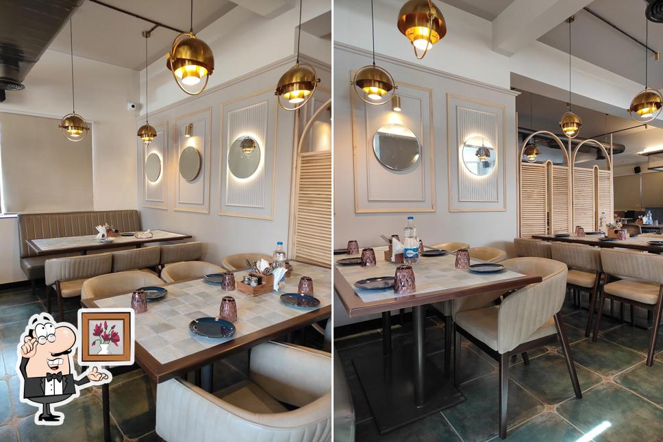 Check out how Thyme & Whisk Fine Dine Vegetarian Restaurant looks inside