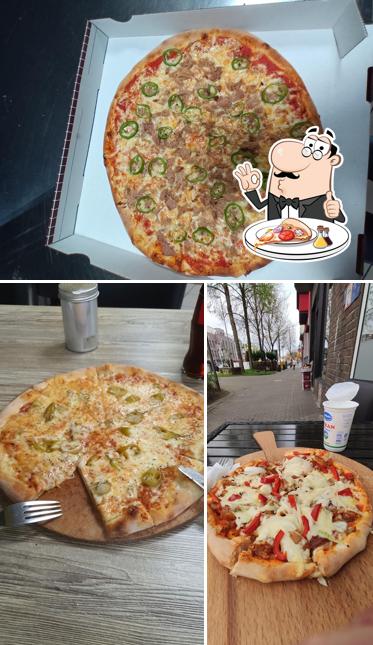 Choisissez différents types de pizzas