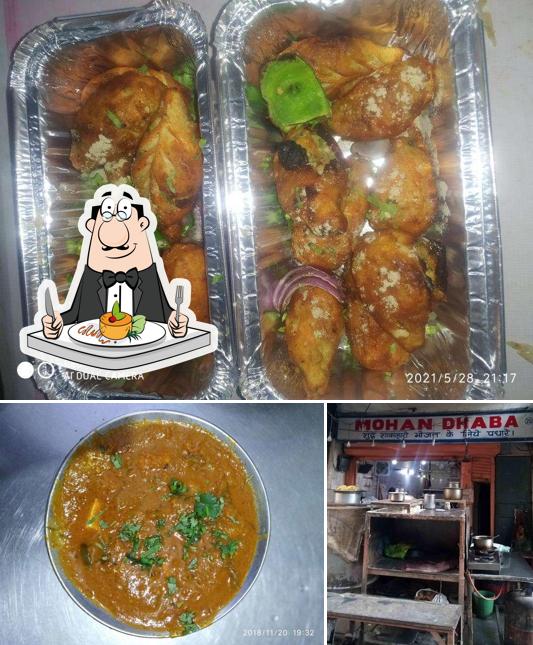 Food at Mohan Dhaba