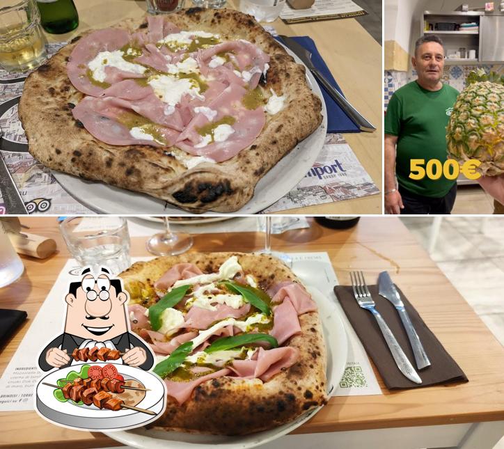 Platti al Pizzeria Spaccanapoli Torre Santa Sabina