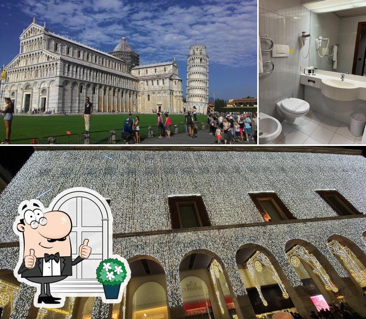Questa è la immagine che raffigura la esterno e interni di Euro Hotel
