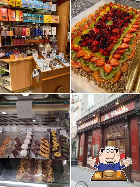 Platti al La Perla Pasticceria Trieste