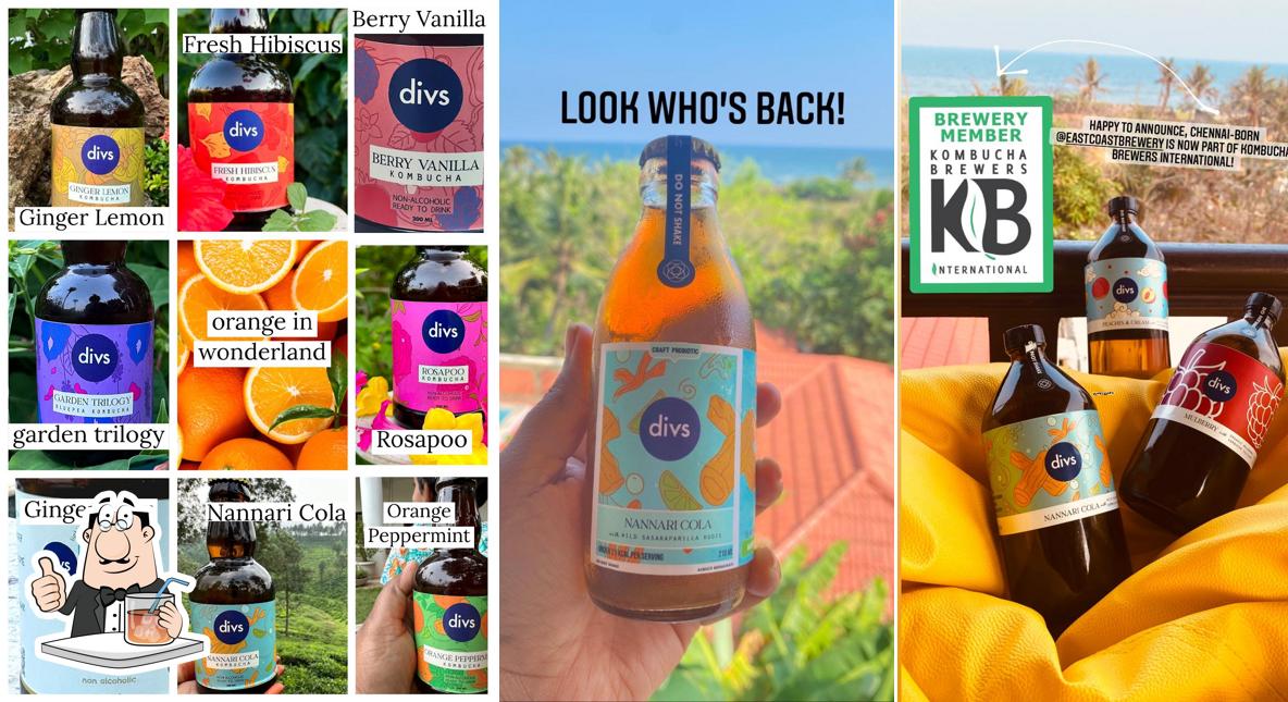 Juice at divs Kombucha & Living Ice Creams