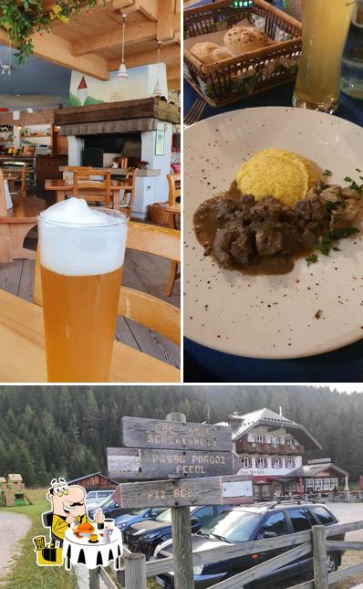 Tra le varie cose da Rifugio Monti Pallidi si possono trovare la cibo e esterno