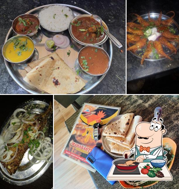 Chicken curry at Maharastra Khanaval