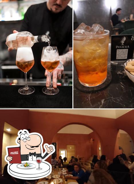 Guarda la immagine che mostra la cibo e interni di Panacea Lounge Bar