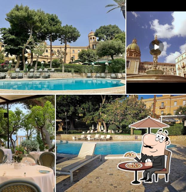 Gli esterni di Villa Igiea