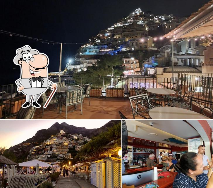 La foto di esterno e bancone da bar da Hotel Buca di Bacco