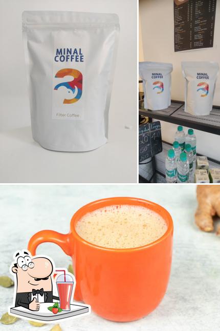Enjoy a drink at Minal Coffee