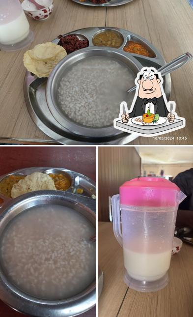 The restaurant's food and beverage