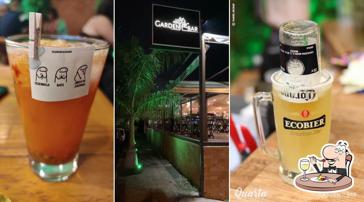 Platos en Garden Bar