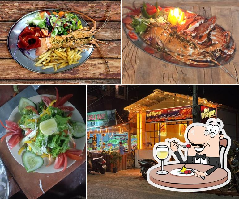 Food at Sea Dragon - the seafood specialists, Restaurant in Morjim