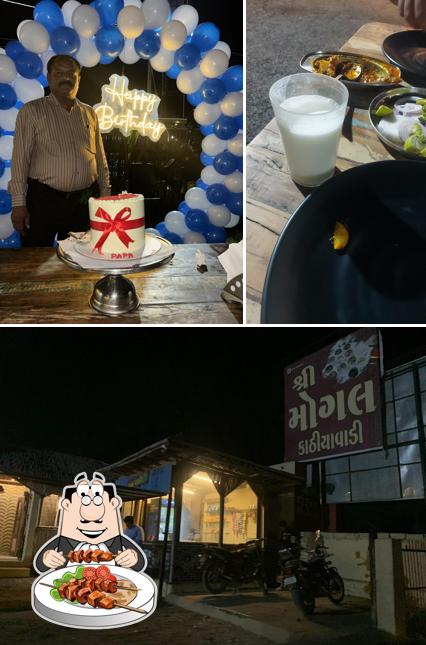 This is the picture showing food and exterior at Shree Mogal Kathiyawadi