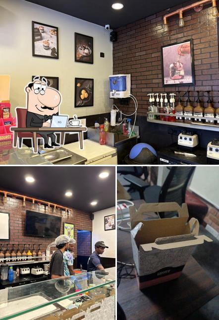 The interior of Frozen Bottle - Milkshakes, Desserts, and Ice Cream