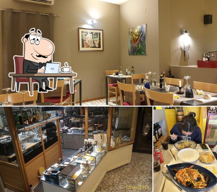 Dai un'occhiata agli interni di Osteria Il Paiolo