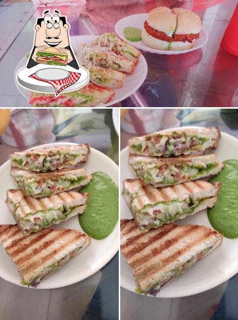 Club sandwich at Hot n spicy