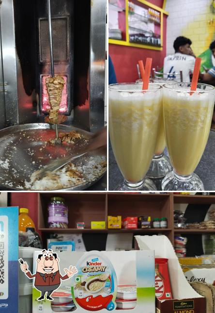 The restaurant's food and beverage