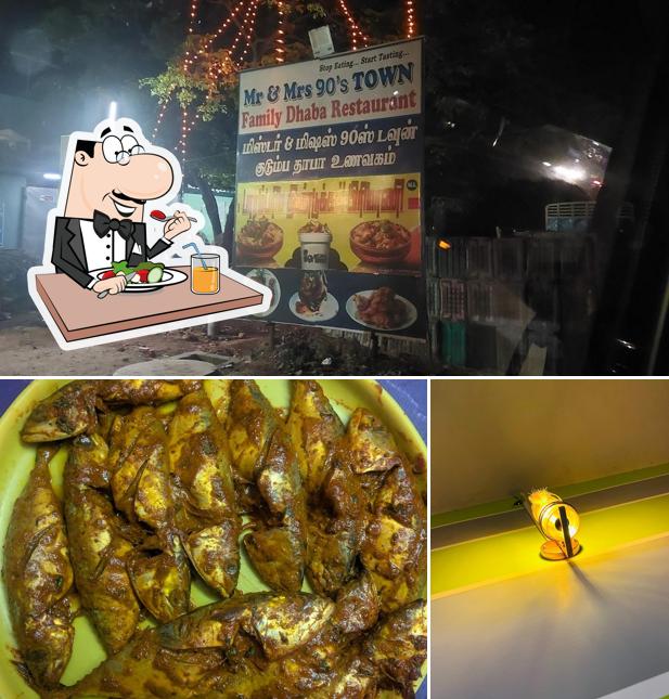 Food at Mr & Mrs 90's Town