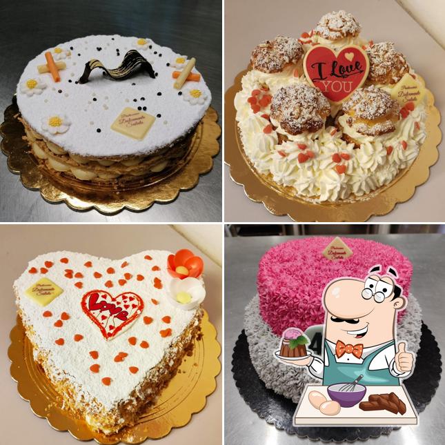 Pasticceria Dolcemente Salato serve un'ampia selezione di dessert