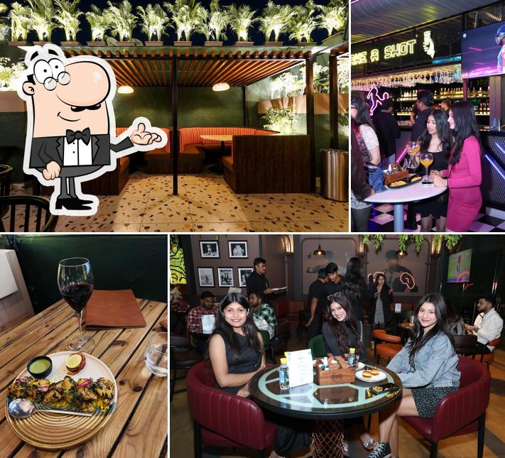 The interior of Underdoggs Indore