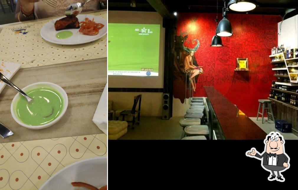 The interior of Blue Waters-Lounge Bar and Fine Dining