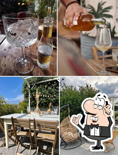 Questa è la foto che mostra la interni e bevanda di Chiosco La Pesa