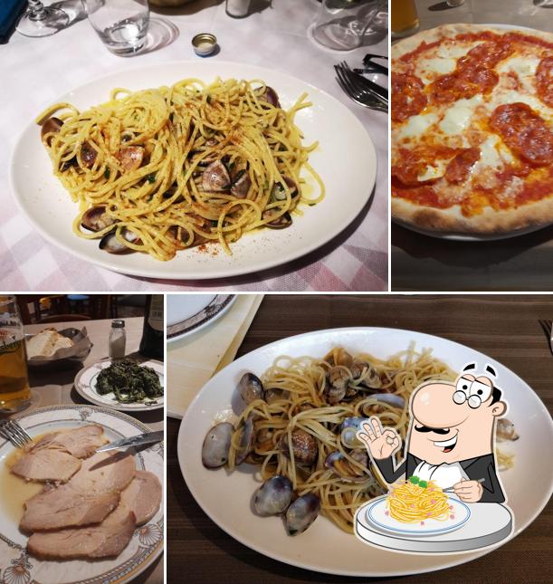 Spaghetti alla carbonara al Antica Osteria Italia(By Hotel Italia)
