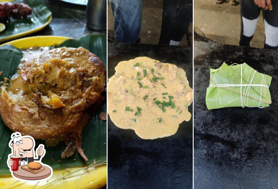 Get a burger at Krishna Cafe
