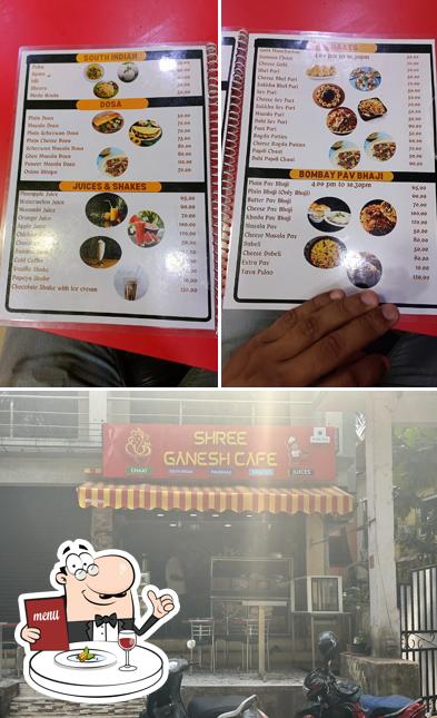 The photo of Shree Ganesh cafe Pure veg restaurant’s food and exterior