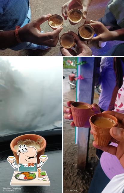 Chocolate mousse at Chand Mian Tea Stall