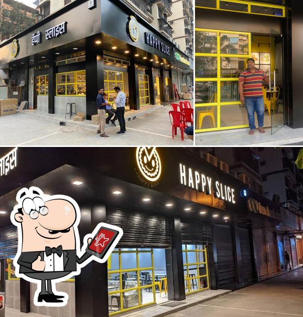 The exterior of Happy Slice koparkhairane