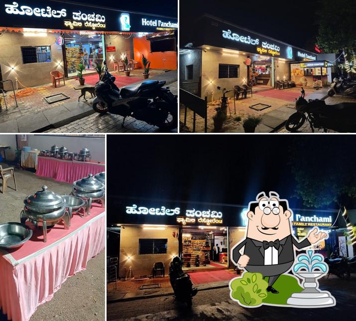 The exterior of Hotel New Panchami - Hubli