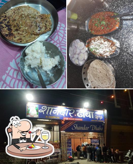 Food at Shandar Dhaba