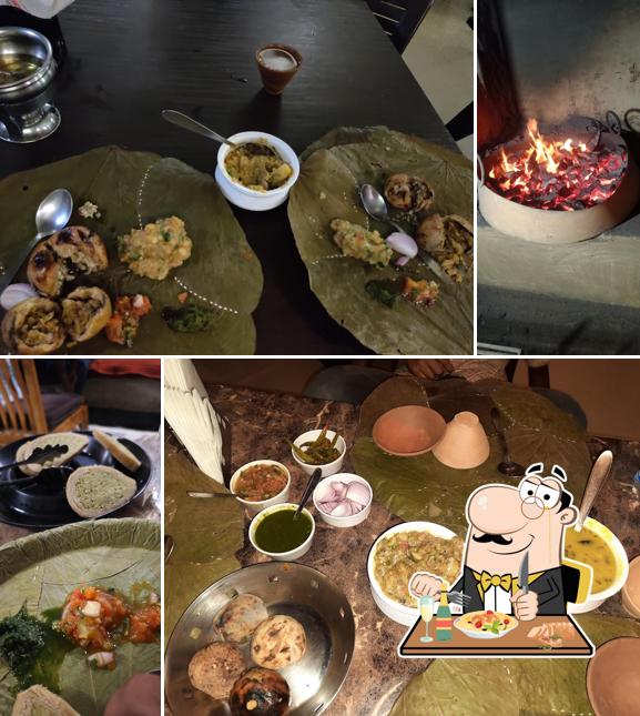 Food at Baati Chokha Restaurant (Taste of Banaras)