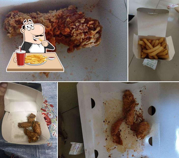 French fries at Fricken Chicken