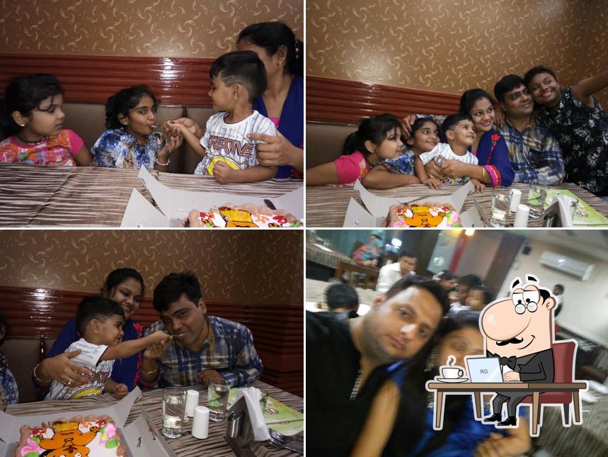 Take a seat at one of the tables at The Tasty Restaurant