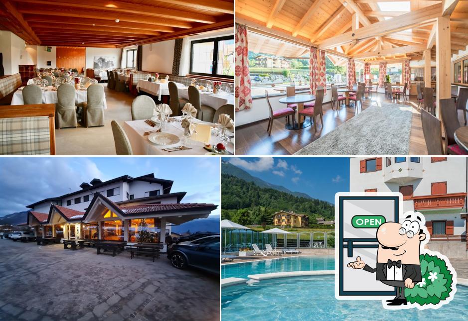 Guarda l'area esterna di HOTEL ALPENROSE ristorante SPA