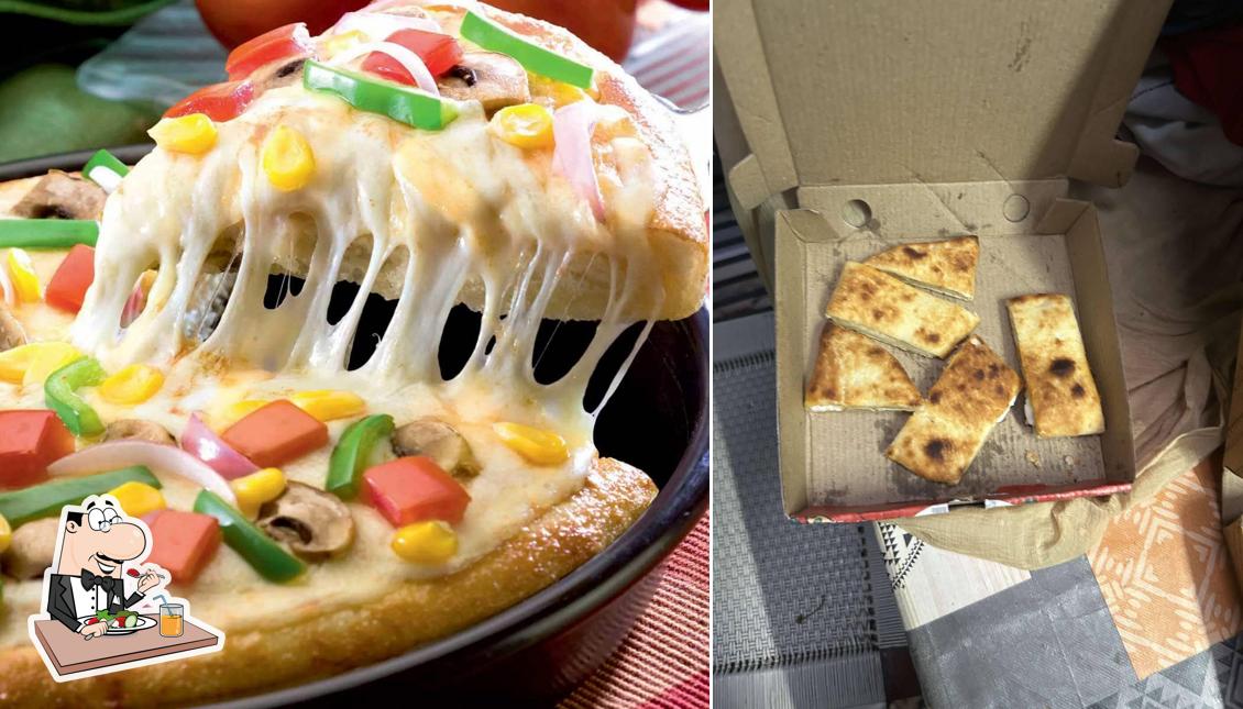 Food at Kaku pizza